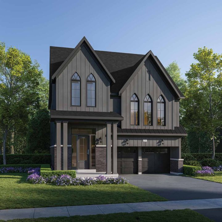 38′ Detached Homes exterior rendering